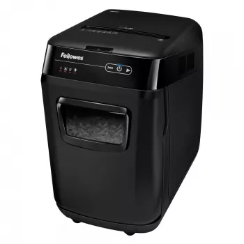 Fellowes AutoMax 200C papīra smalcinātājs Šķērsgriezums 23 cm Melns