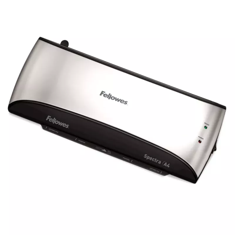 Fellowes Spectra A4 aukstā/karstā laminēšanas iekārta, melna, pelēka