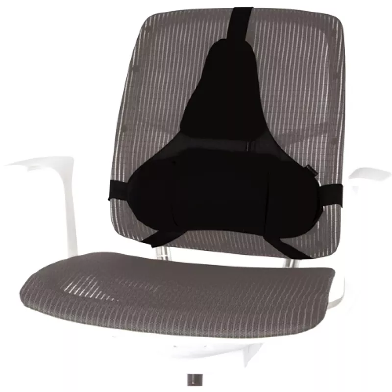Fellowes muguras balsts biroja krēslam - Professional Series Ultimate ar antibakteriālu aizsardzību - H36,5 x P37,5 x D5,5 cm