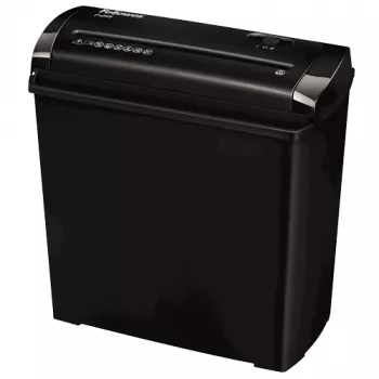 Papīra smalcinātājs Fellowes P-25S, strēmelīšu smalcināšana, 22 cm, melns, pelēks