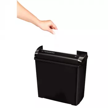 Papīra smalcinātājs Fellowes P-25S, strēmelīšu smalcināšana, 22 cm, melns, pelēks