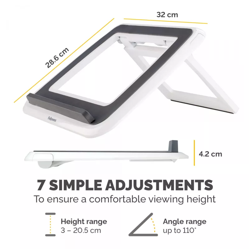 Piezīmjdatora statīvs Fellowes I-Spire Quick Lift Adjustable