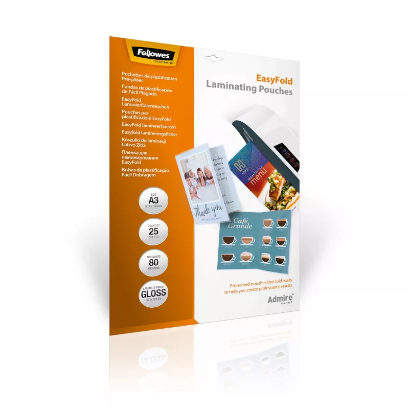 Fellowes 5602001 laminēšanas plēve 25 gab.