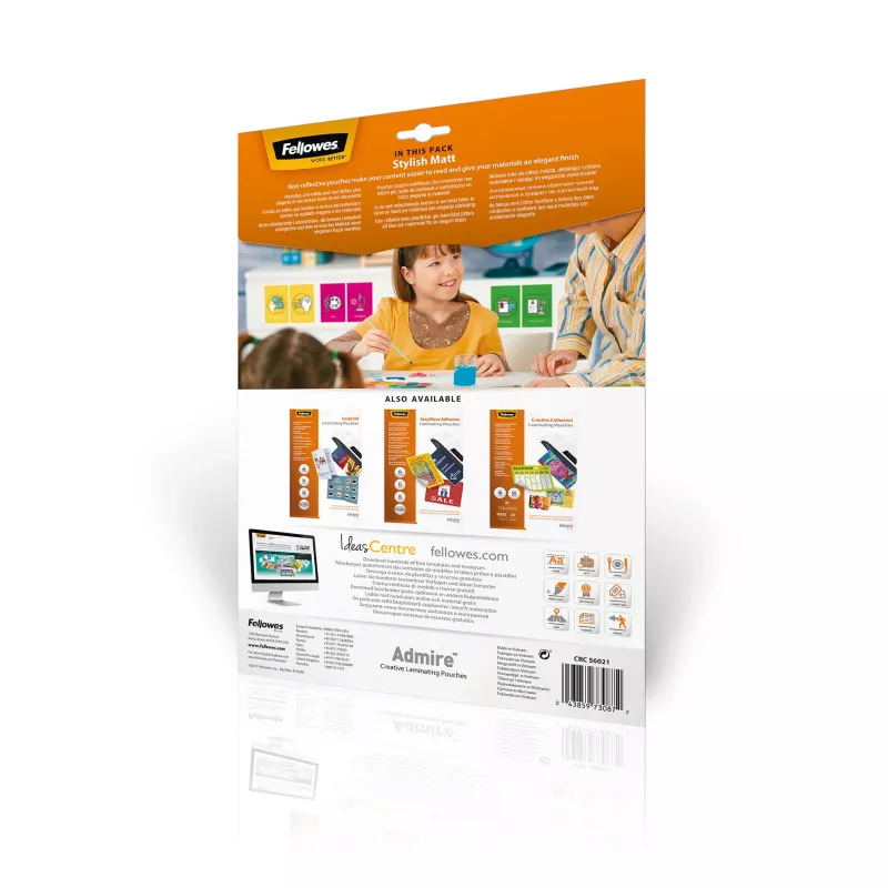 Fellowes 5602101 laminēšanas kabata 25 gab.