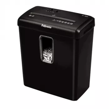 Fellowes Powershred P-30C papīra smalcinātājs, šķērsgriezums, 22 cm, melns