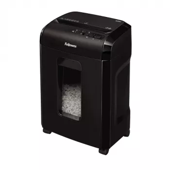 Fellowes Powershred 10M papīra smalcinātājs, mikro griezums, melns