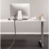 Fellowes CableZip grīdas kabeļu kanāls, elastīga caurule, sudraba krāsa, 1 gab.