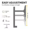Fellowes Seasa Brīvi Stāvošs Monitora Stends - Līdz 8kg/32 inch - Ergonomiski Regulējams - Slīpums 45°, Pagrieziens 120°, Rotācija 360°, VESA 75x75/100x100 - Melns