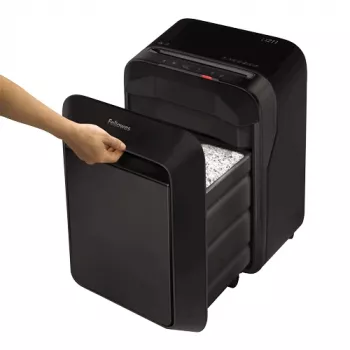 Fellowes LX Series Powershred LX211 papīra smalcinātājs, mikrošķērsgriezums, melns