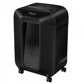 Papīru smalcinātājs Fellowes LX85, šķērsgriezums, 75 dB, 22.4 cm, melns