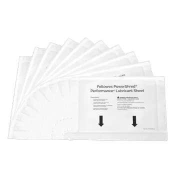 Fellowes 4025601 papīra smalcinātāja eļļošanas loksnes 10 gab.