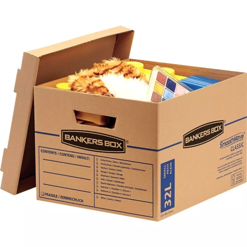 Fellowes 6203701 uzglabāšanas kaste, taisnstūra, kartona, dabīgā krāsā