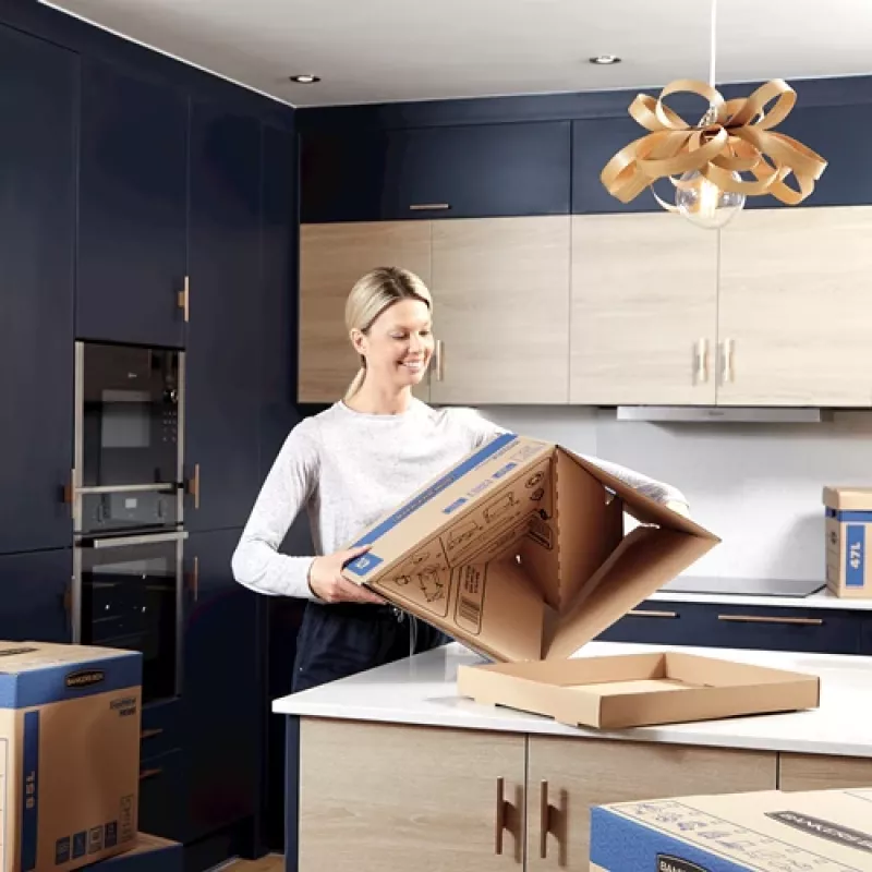 Fellowes 6204001 Uzglabāšanas kaste, taisnstūra, kartona, dabīgā krāsā