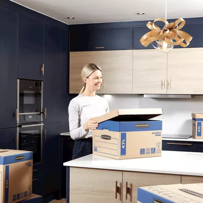 Fellowes 6204001 Uzglabāšanas kaste, taisnstūra, kartona, dabīgā krāsā