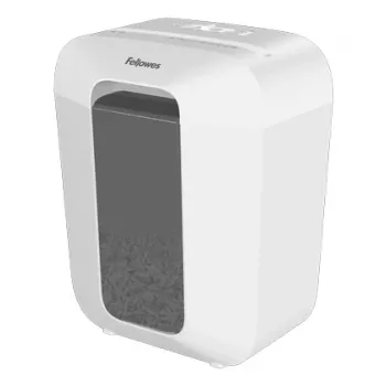 Fellowes LX Series Powershred LX50 (balts) Šķērsgriezuma dokumentu smalcinātājs - patentēta drošības slēdzene