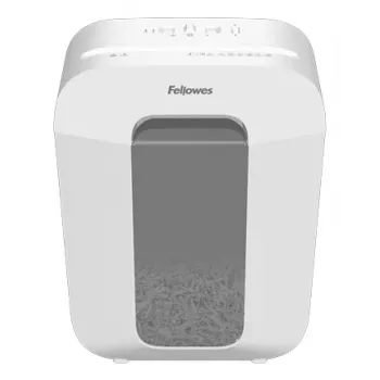 Fellowes LX Series Powershred LX50 (balts) Šķērsgriezuma dokumentu smalcinātājs - patentēta drošības slēdzene