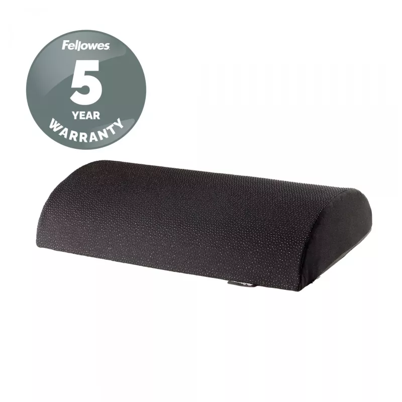 Fellowes Breyta kāju balsts zem galda, melns, poliesters, 45 cm x 30 cm