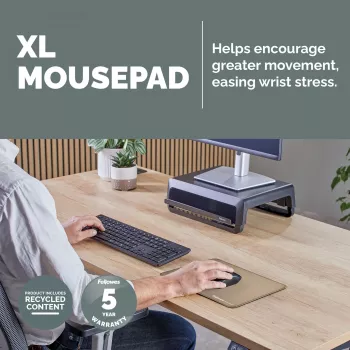 Fellowes Breyta (New) XL Peles paliktnis Sand