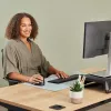 Fellowes Breyta Plus+ vertikālā bezvadu pele kreilim ar antibakteriālu aizsardzību, liela