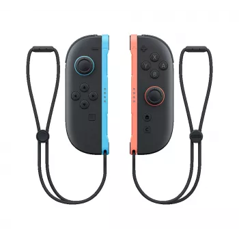 Nintendo Joy-Con 2 (L)/(R) Gaiši Zils/Gaiši Sarkans, Džoistiks, Nintendo Switch 2, Uzņemšanas poga, D-pad, Sākuma poga, Analogais / Digitālais, Bezvadu, Bluetooth