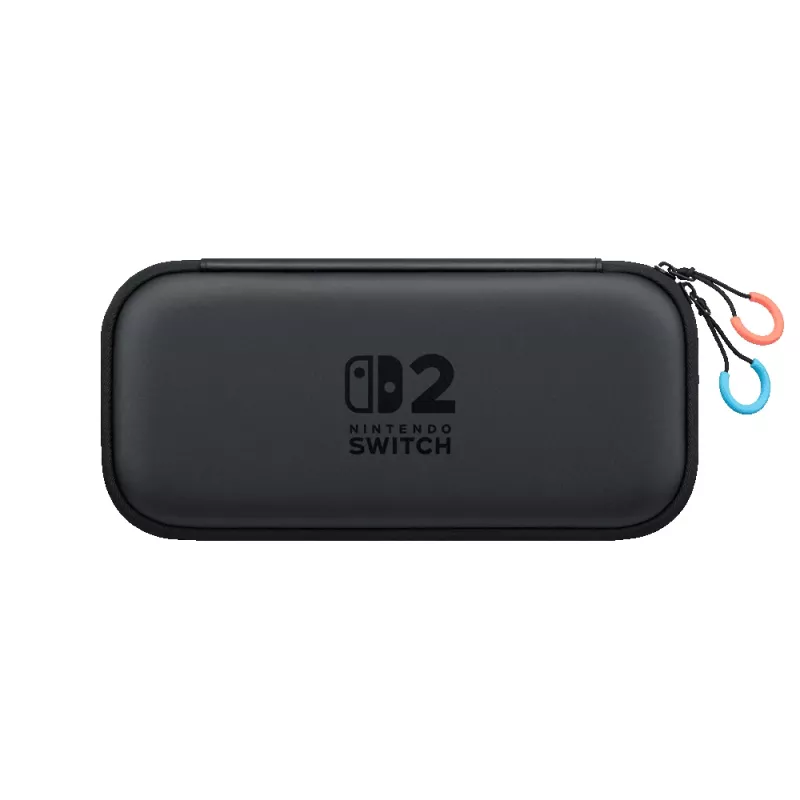 Nintendo Switch 2 cietais maciņš un ekrāna aizsargs, melns