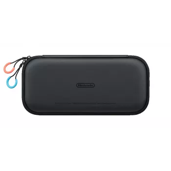 Nintendo Switch 2 cietais maciņš un ekrāna aizsargs, melns