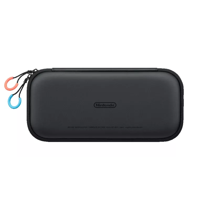 Nintendo Switch 2 cietais maciņš un ekrāna aizsargs, melns