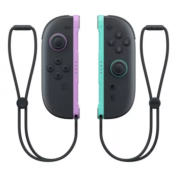 Nintendo Joy-Con 2 pāris Gaiši Purpurs/Gaiši Zaļš, spēļu kontrolieris, Nintendo Switch 2, mājas poga, analogais/digitālais, bezvadu, Bluetooth