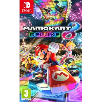 Nintendo Mario Kart 8 Deluxe Standarta (Vācu, Angļu, Franču, Itāļu, Japāņu, Holandiešu, Portugāļu, Krievu) Nintendo Switch