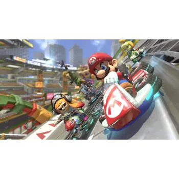 Nintendo Mario Kart 8 Deluxe Standarta (Vācu, Angļu, Franču, Itāļu, Japāņu, Holandiešu, Portugāļu, Krievu) Nintendo Switch