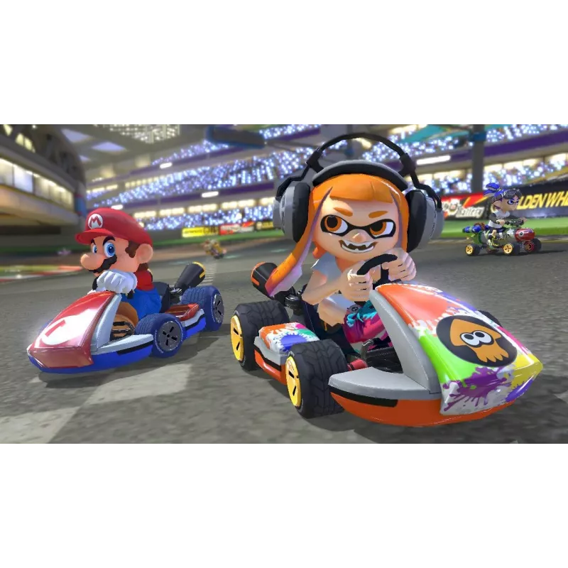 Nintendo Mario Kart 8 Deluxe Standarta (Vācu, Angļu, Franču, Itāļu, Japāņu, Holandiešu, Portugāļu, Krievu) Nintendo Switch