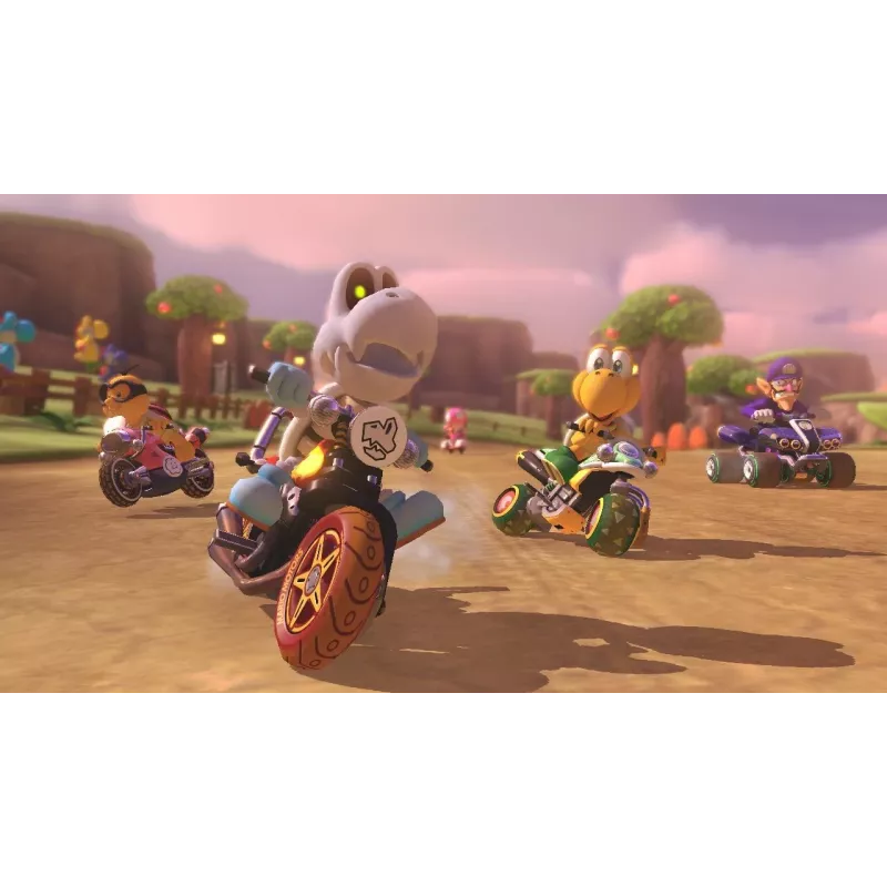 Nintendo Mario Kart 8 Deluxe Standarta (Vācu, Angļu, Franču, Itāļu, Japāņu, Holandiešu, Portugāļu, Krievu) Nintendo Switch