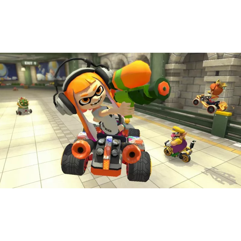 Nintendo Mario Kart 8 Deluxe Standarta (Vācu, Angļu, Franču, Itāļu, Japāņu, Holandiešu, Portugāļu, Krievu) Nintendo Switch
