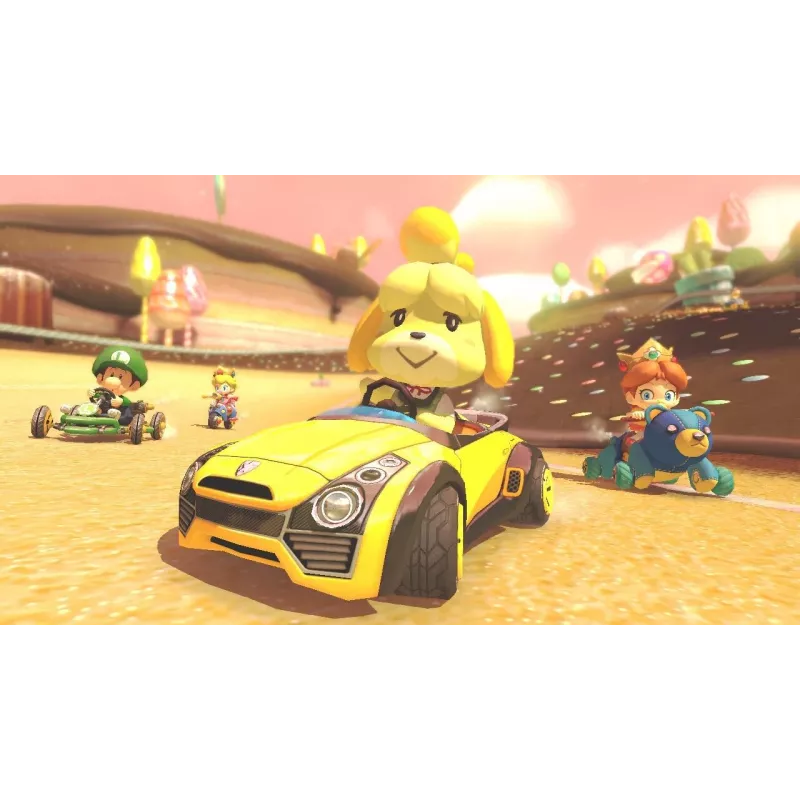 Nintendo Mario Kart 8 Deluxe Standarta (Vācu, Angļu, Franču, Itāļu, Japāņu, Holandiešu, Portugāļu, Krievu) Nintendo Switch