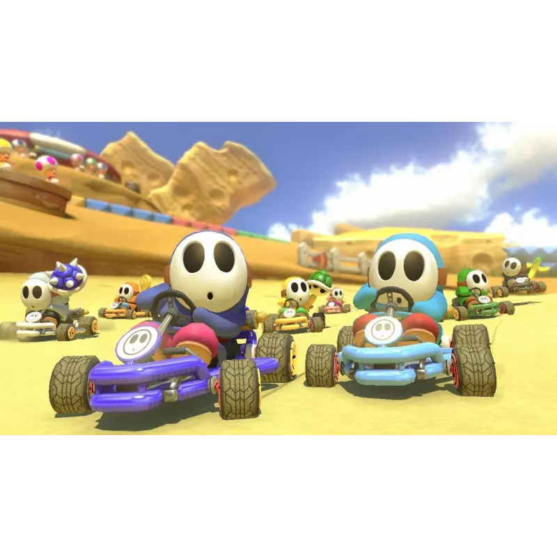 Nintendo Mario Kart 8 Deluxe Standarta (Vācu, Angļu, Franču, Itāļu, Japāņu, Holandiešu, Portugāļu, Krievu) Nintendo Switch