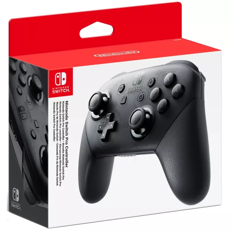 Nintendo Switch Pro Controller melns Bluetooth spēļu kontrolieris Nintendo Switch, PC