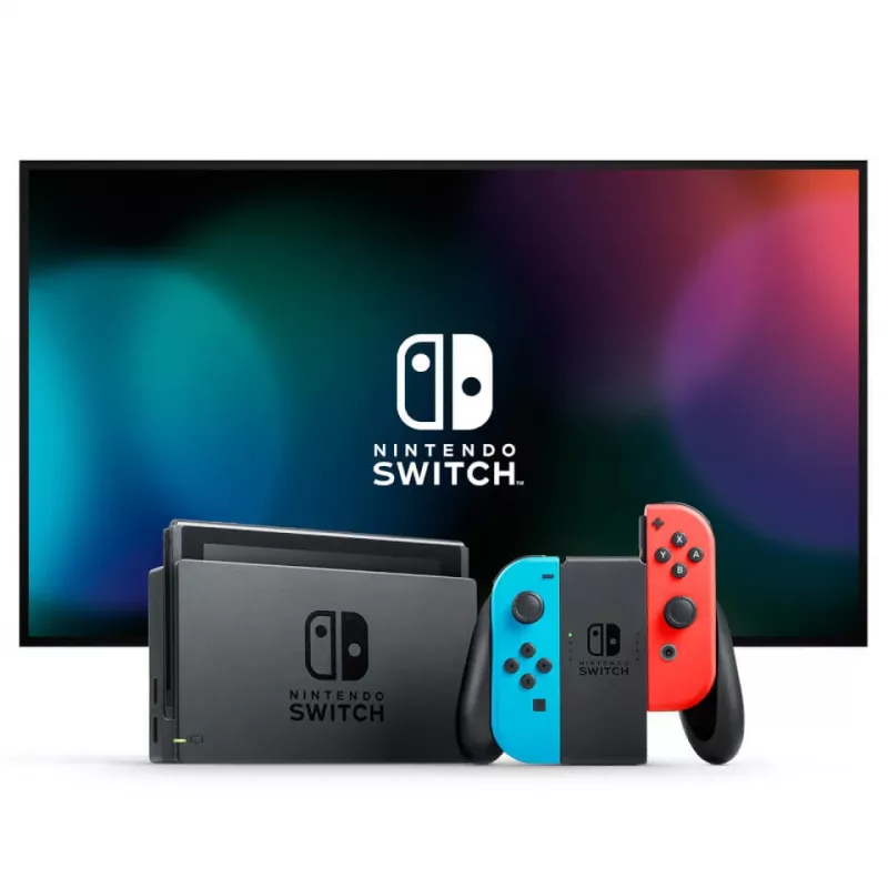 Nintendo Switch + Mario Kart 8 Deluxe portatīvā spēļu konsole 15.8 cm (6.2 collu) 32 GB Skārienekrāns Wi-Fi Melns, Zils, Sarkans