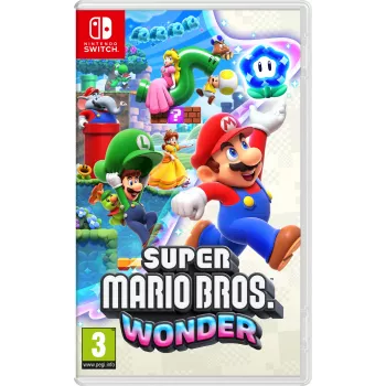 Nintendo Super Mario Bros. Wonder Standarta izdevums (vācu, holandiešu, angļu, spāņu, franču, itāliešu, japāņu, korejiešu, portugāļu, krievu) Nintendo Switch