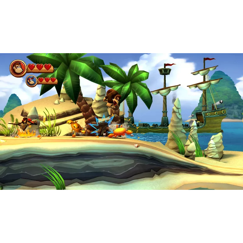 Nintendo Donkey Kong Country Returns HD — Nintendo Switch, standarta izdevums, daudzspēlētāju režīms