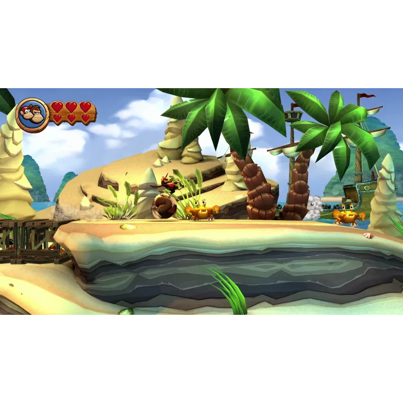 Nintendo Donkey Kong Country Returns HD — Nintendo Switch, standarta izdevums, daudzspēlētāju režīms