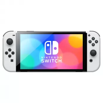Nintendo Switch OLED pārnēsājama spēļu konsole 17,8 cm (7 collas) 64 GB Skārienekrāns Wi-Fi Melns, Balts