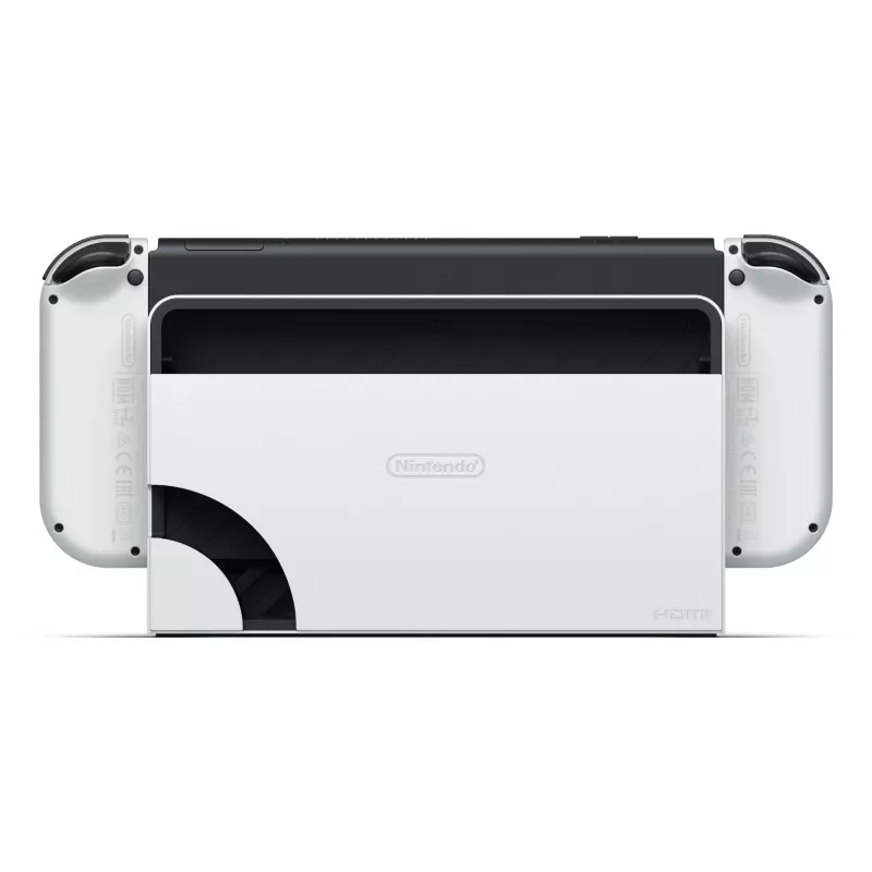 Nintendo Switch OLED pārnēsājama spēļu konsole 17,8 cm (7 collas) 64 GB Skārienekrāns Wi-Fi Melns, Balts