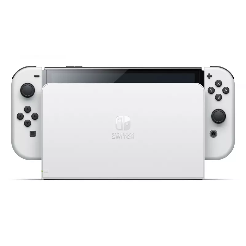 Nintendo Switch OLED pārnēsājama spēļu konsole 17,8 cm (7 collas) 64 GB Skārienekrāns Wi-Fi Melns, Balts