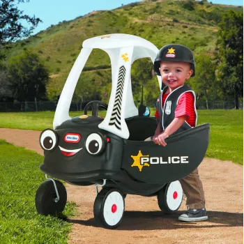 Little Tikes Tikes Patrol Policijas Auto, 1.5 gadi, 4 riteņi, Plastmasa, Melns, Balts, Nepieciešamas baterijas