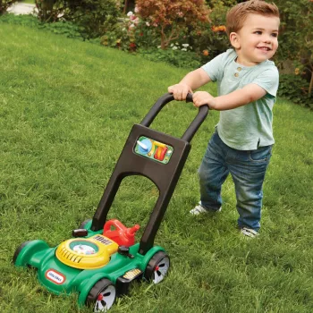 Little Tikes 633614 stumjams un velkams rotaļlietu zāles pļāvējs