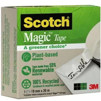 3M Magic caurspīdīgā lente 30 m, celuloze, 19 mm, 1 gab.