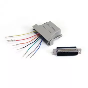 StarTech.com DB25 uz RJ45 modulārais adapteris - vīriešu/sieviešu, DB-25, RJ-45, pelēks