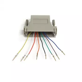 StarTech.com DB25 uz RJ45 modulārais adapteris - vīriešu/sieviešu, DB-25, RJ-45, pelēks