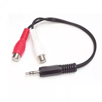StarTech.com 6 collu stereo audio kabelis - 3,5 mm vīrietis uz 2x RCA sieviete