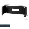 StarTech.com 4U 19 inch eņģes sienas stiprinājums sadales paneļiem